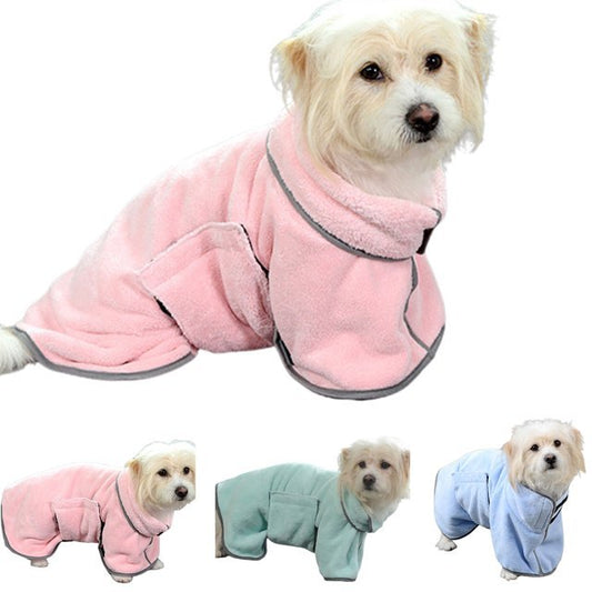 LuxeDry Pet Bathrobe