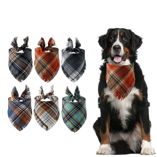 Pawsh Plaid Bandana